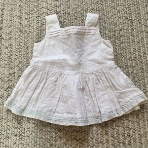 Janie and Jack Sweet White Summer Top Size 3